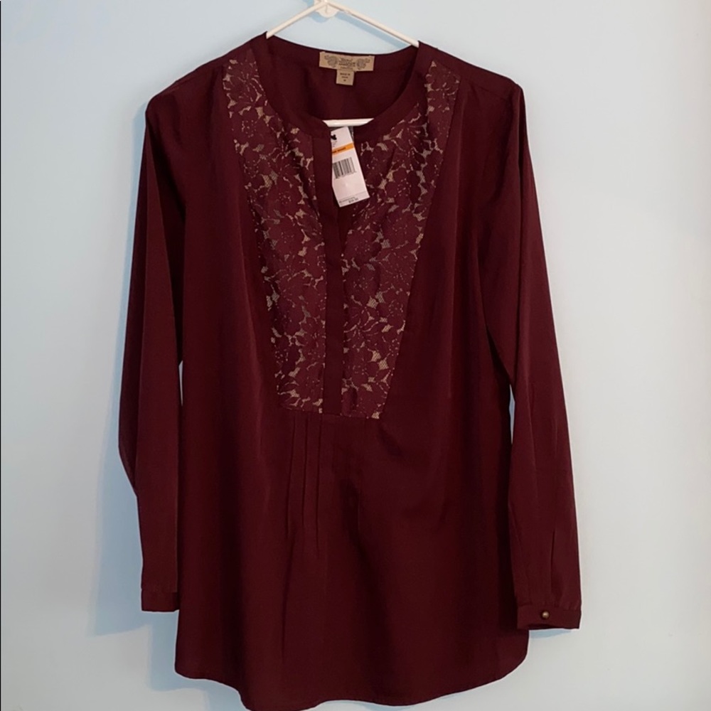 Maroon blouse